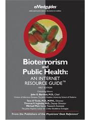 Cover of: Bioterrorism and public health: an internet resource guide