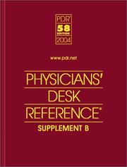 Physicians' Desk Reference 2004 by Pdr Physicians Desk Reference