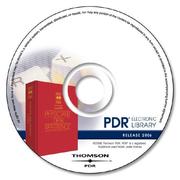 Cover of: PDR Electronic Library 2006 by Thomson PDR, Thomson PDR