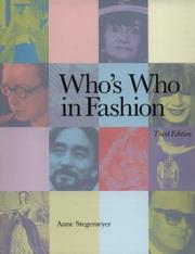 Cover of: Who's who in fashion by Anne Stegemeyer