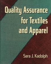 Cover of: Quality Assurance for Textiles and Apparel