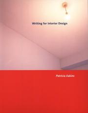 Cover of: Writing for interior design