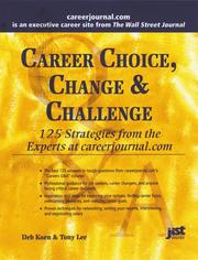 Book cover: Career choice, change & challenge | Deb Koen