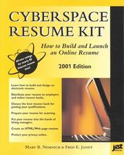 Cover of: Cyberspace resume kit by Mary B. Nemnich
