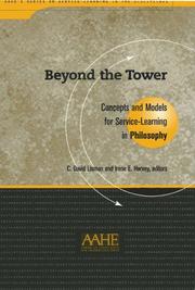 Cover of: Beyond the Tower: Concepts and Models for Service-Learning in Philosophy