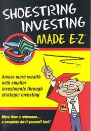 Cover of: Shoestring investing made e-z