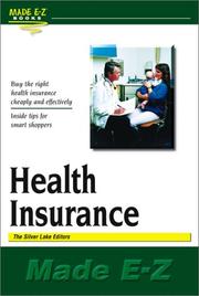 Cover of: Health Insurance (Made E-Z) by Silver Lake Publishing