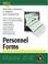 Cover of: Personnel Forms (Made E-Z Guides)