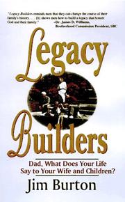 Cover of: Legacy builders by Jim Burton