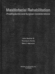 Cover of: Maxillofacial rehabilitation: prosthodontic and surgical considerations