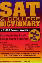 Cover of: SAT & College Dictionary