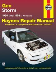 Cover of: Haynes Geo Storm, 1990-1993