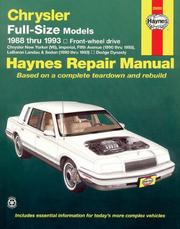 Cover of: Chrysler full-size front wheel drive automotive repair manual