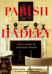 Cover of: Parish-Hadley by Parish, Henry II, Mrs.