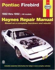 Cover of: Pontiac Firebird: automotive repair manual