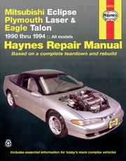 Cover of: Mitsubishi Eclipse Plymouth Laser Eagle Talon Automotive Repair