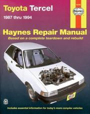 Cover of: Toyota Tercel, 1987-1994