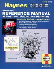 Cover of: The Haynes automotive reference manual