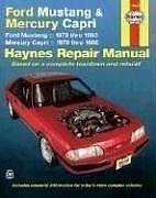 Ford Mustang, Mercury Capri automotive repair manual by Warren, Larry.