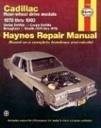 Cover of: Cadillac RWD automotive repair manual by Jon LaCourse