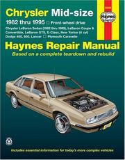 Cover of: Chrysler mid-size front wheel drive: automotive repair manual