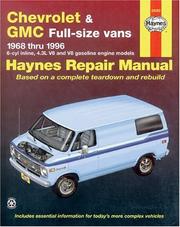 Chevrolet & GMC vans automotive repair manual by Don Pfeil