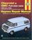 Cover of: Chevrolet & GMC vans automotive repair manual