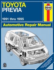 Cover of: Toyota Previa automotive repair manual