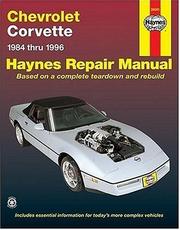 Cover of: Chevrolet Corvette automotive repair manual