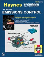 Cover of: The Haynes emissions control manual by Mike Stubblefield