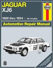Cover of: Jaguar XJ6 automotive repair manual