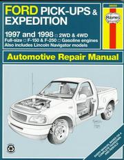 Cover of: Ford pick-ups & Expeditions, Lincoln Navigator automotive repair manual