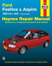 Cover of: Ford Festiva and Aspice, 1988-1997