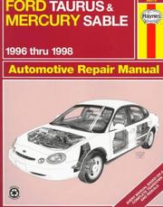Ford Taurus & Mercury Sable automotive repair manual by Ken Layne