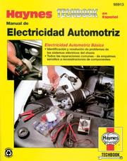 Cover of: Manual Haynes de electridad automotriz by John Haynes