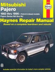 Mitsubishi Pajero automotive repair manual by Warren, Larry.