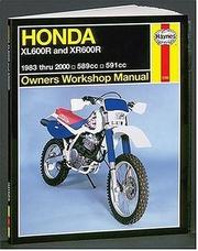 Cover of: Honda XL/XR600R Owners Workshop Manual 1983-2000