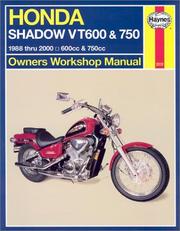 Cover of: Honda Vt600 and Vt750 Shadow V-Twins Owners Workshop Manual: 1988-2003