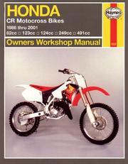 Cover of: Honda CR Motocross Bikes Owners Workshop Manual