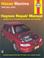 Cover of: Nissan Maxima automotive repair manual