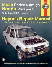 Cover of: Isuzu Rodeo & Amigo, Honda Passport automotive repair manual
