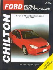 Cover of: Chilton's Ford Focus: 2000-01 repair manual