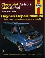 Cover of: aire acondicionado Chevrolet Astro & GM Safari 1985-2003 by Ken Freund