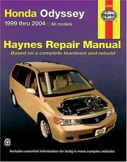 Cover of: Honda Odyssey 1999 thru 2004 by John Haynes