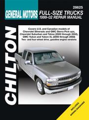 Cover of: GM Full-Size Trucks, Revised Edition: 1999 through 2002 (Chilton's Total Car Care Repair Manual)