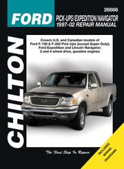 Cover of: Ford Pick-ups/Expedition/Navigator: 1997 through 2002 (Chilton's Total Car Care Repair Manual)