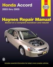 Cover of: Honda Accord Repair Manual 2003-2005