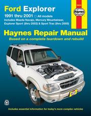 Cover of: Ford Explorer 1991 thru 2001