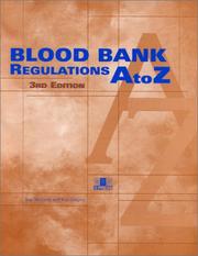 Blood bank regulations, A to Z by Kay McCurdy