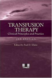 Transfusion Therapy by Paul D. Mintz
